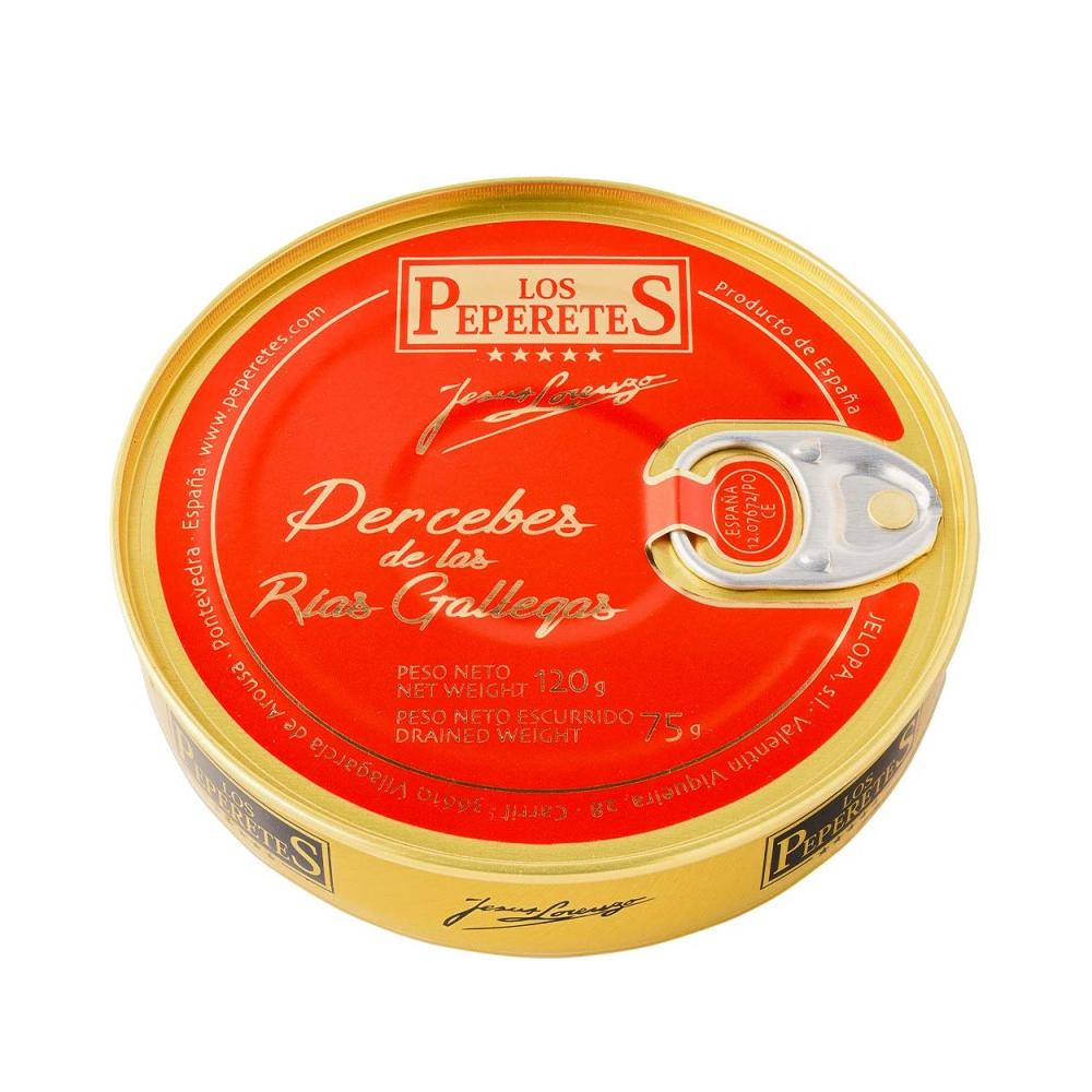 Percebes de las Rias Gallegas los Peperetes 120gr.  España  120 cl. º