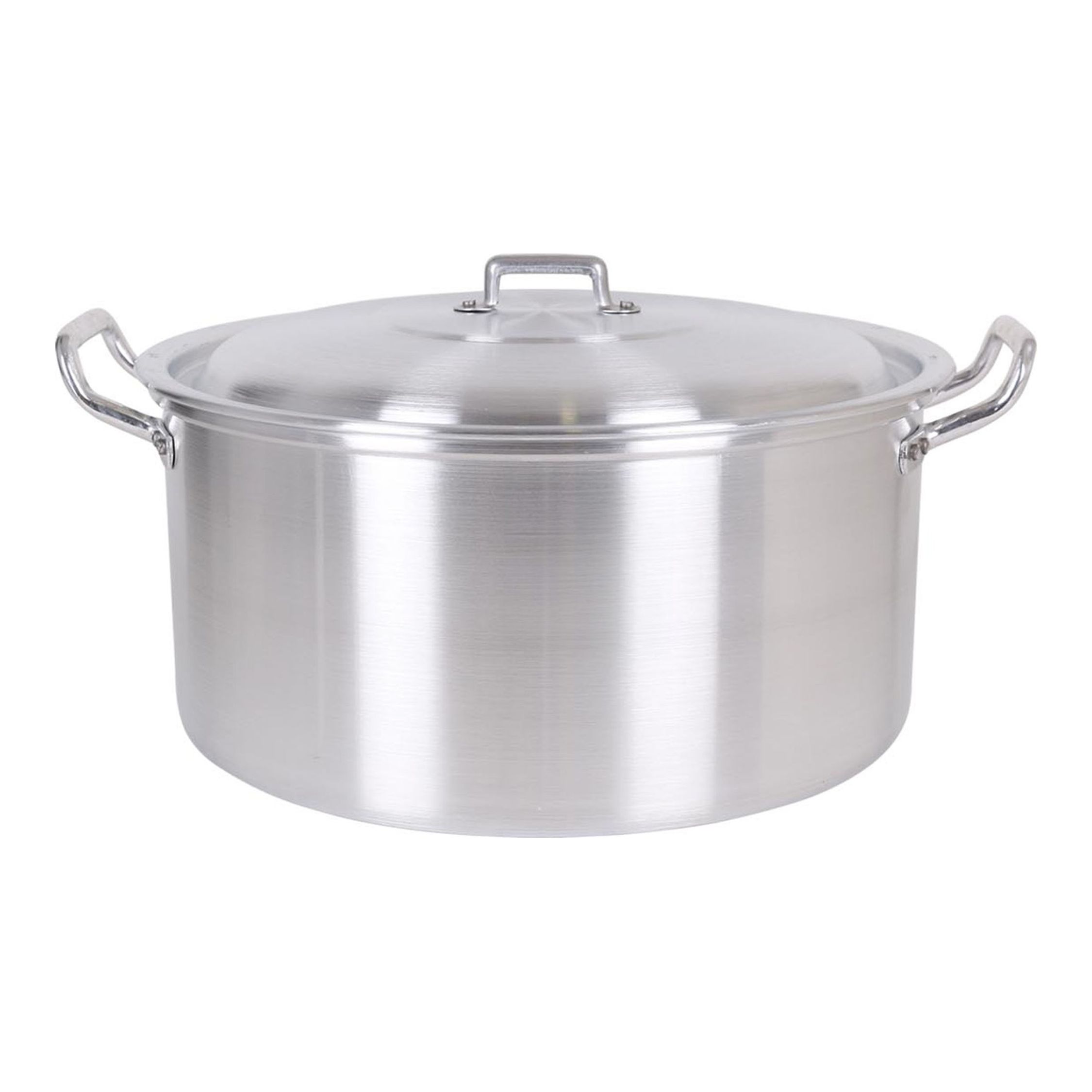 VR - CACEROLA CON ASAS ALUMINIO 30CM - Cacerola de Aluminio Resistente y Ligera - Cacerola de Aluminio para una Distribución Uniforme del Calor - Cacerola de Aluminio Antiadherente para una Cocción Sin Problemas - Cacerola de Aluminio Versátil