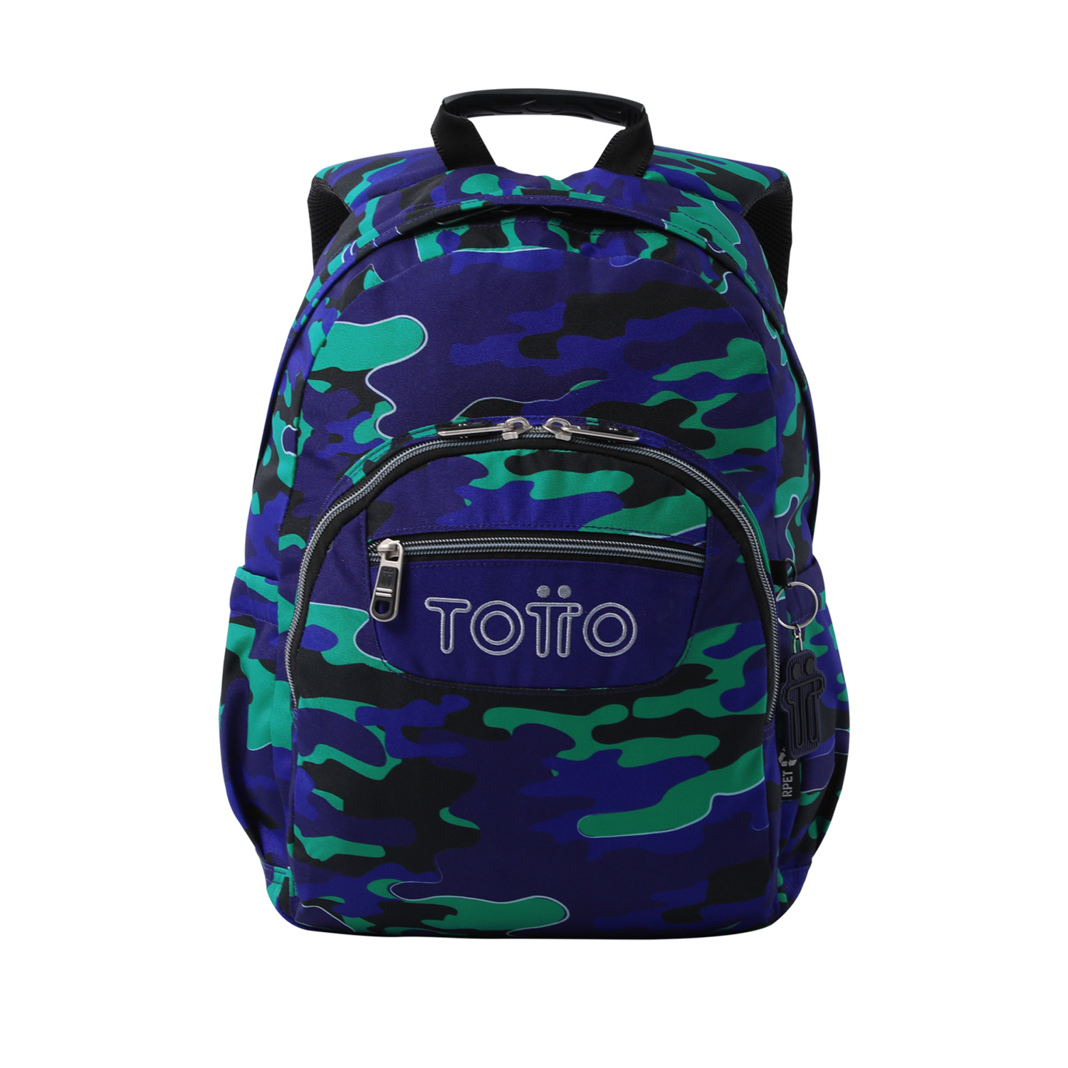 Totto Mochila escolar Gommas Material: Poliéster reciclado 29 x 39 x 14 cm