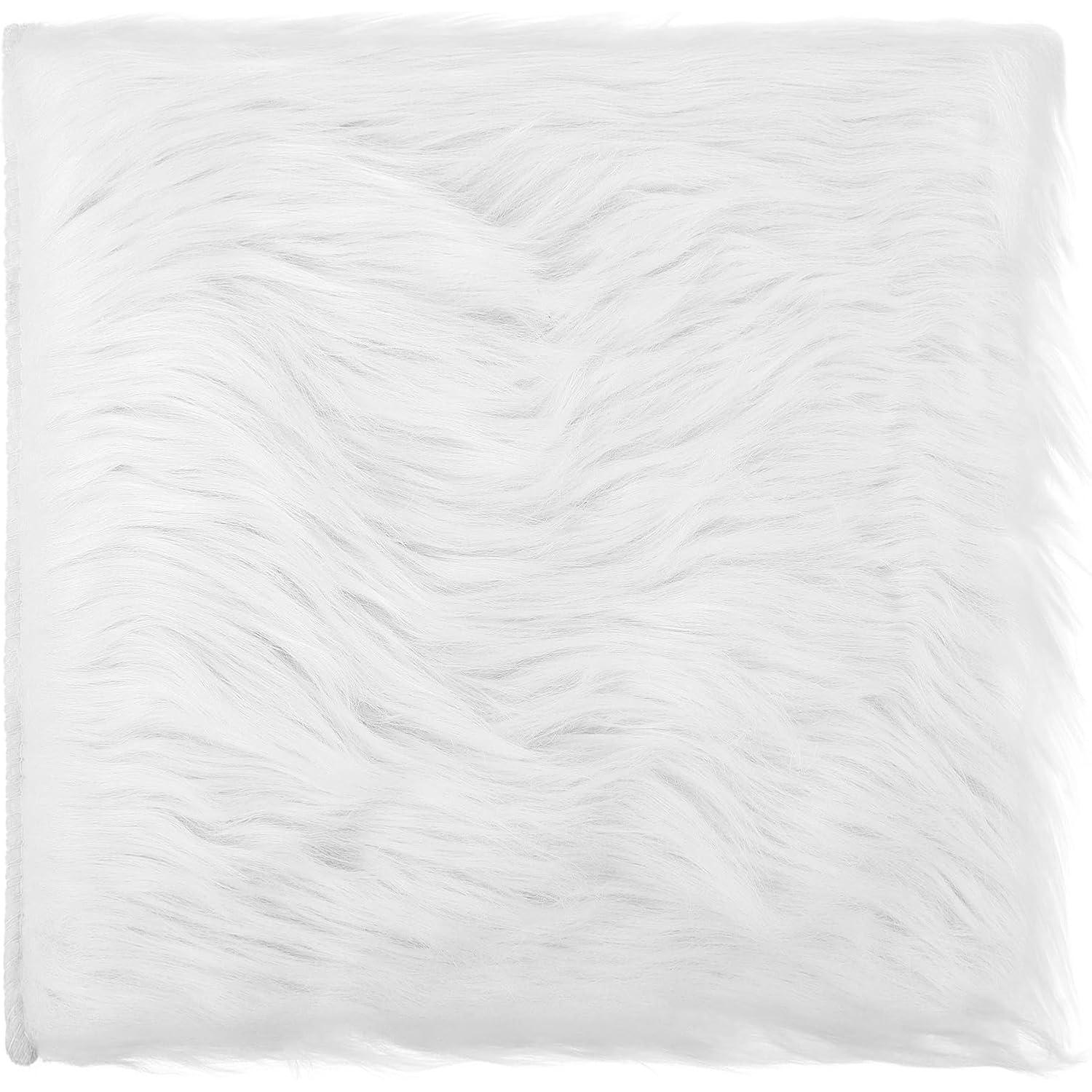 Alfombra de piel óptica para manualidades, mullida, alfubra de piel óptica, pequeños alfombras de piel ovalada, fundas para Sillas, suave alfombra para Cama, Sofá, para Relojes, Adno