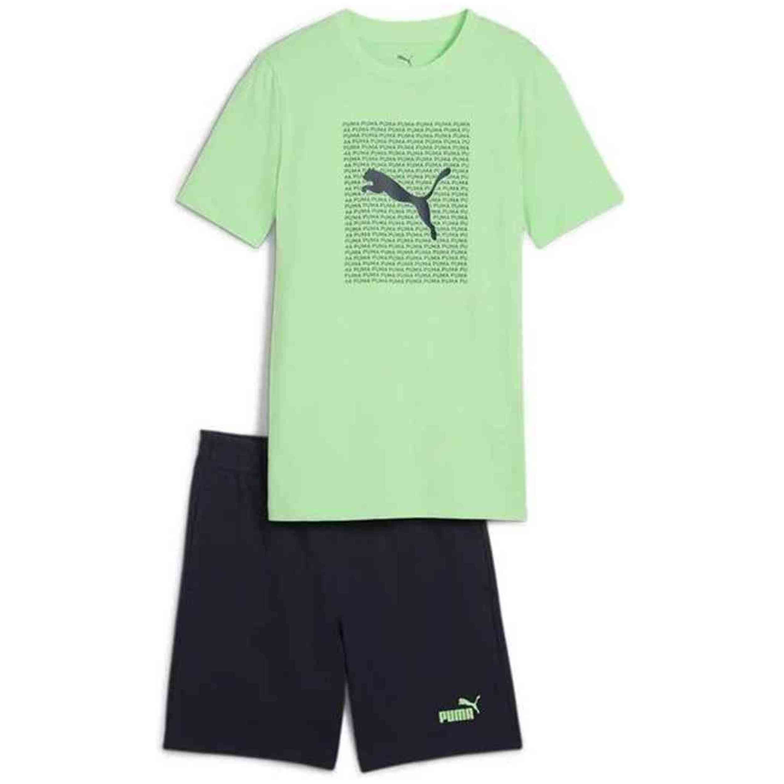 Conjuntos Infantiles marca Puma modelo 686300-49 para junior en color verde/negro