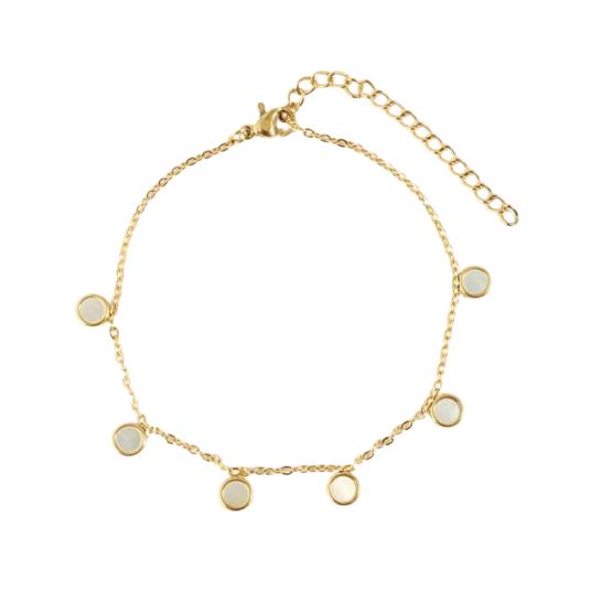 Akzent® Pulsera Dourada em Aço Inoxidável 0081