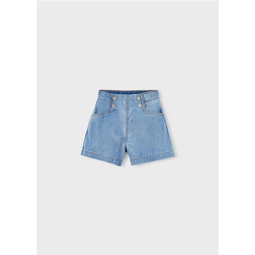 Mayoral - Bermuda denim fluida para niña, diseño moderno y cómodo, ideal para verano y uso diario en ropa infantil femenina