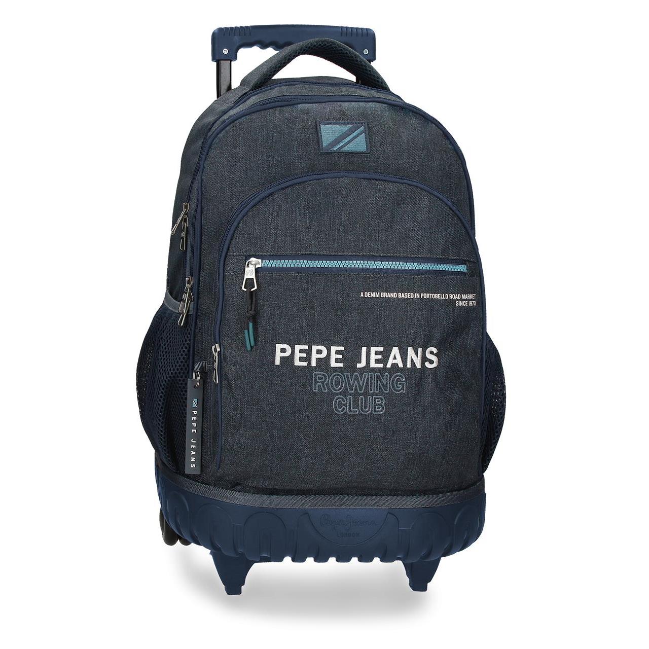 Pepe Jeans Mochila Escolar Poliéster Edmon Azul