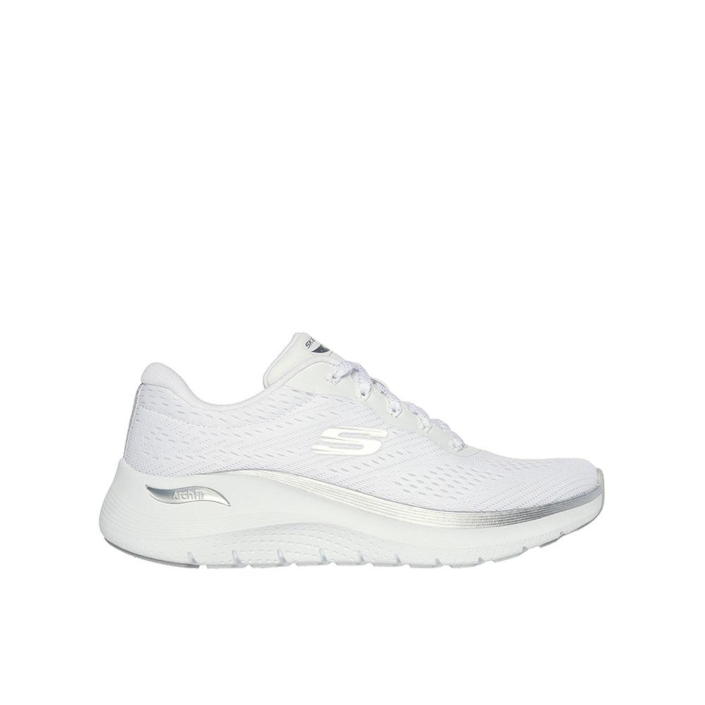 Skechers Arch Fit 2.0 - Glow The Distance Zapatillas deportivas para mujer blancas en textil y sintético 85749