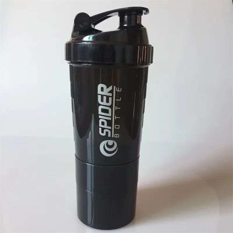 Om Home Botella De Ejercicio Para Construir Musculo 3 Capas Mezclador De Proteína Y Batido Deportivo De Gran Capacidad Regalo Fitness
