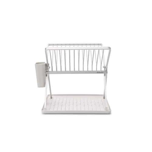 Escurreplatos BRABANTIA plegable blanco capacidad 13 platos
