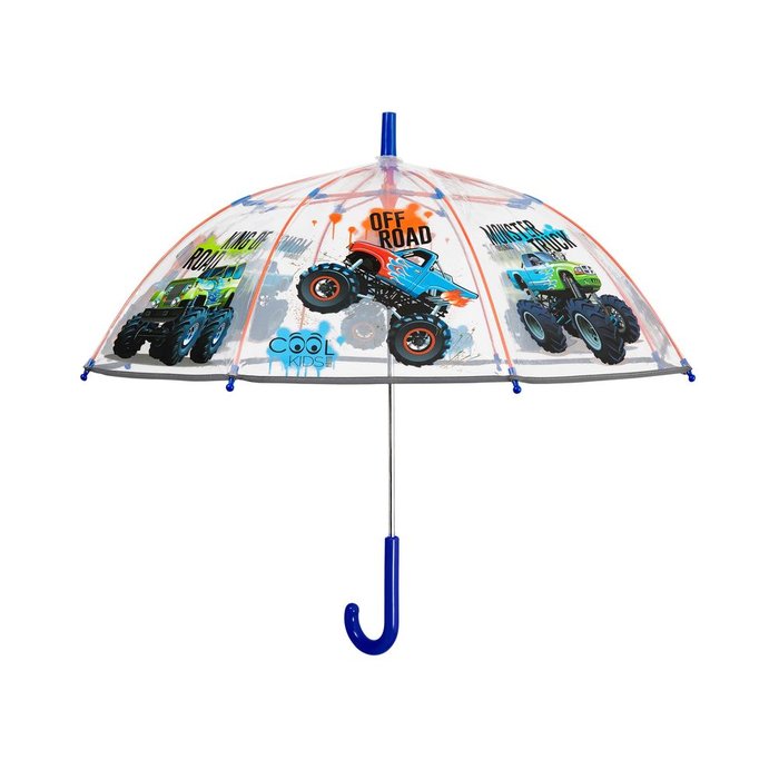 PERLETTI PARAGUAS INFANTIL 45/8 MANUAL CUPULA MONSTER TRUCK PERLETTI KIDS