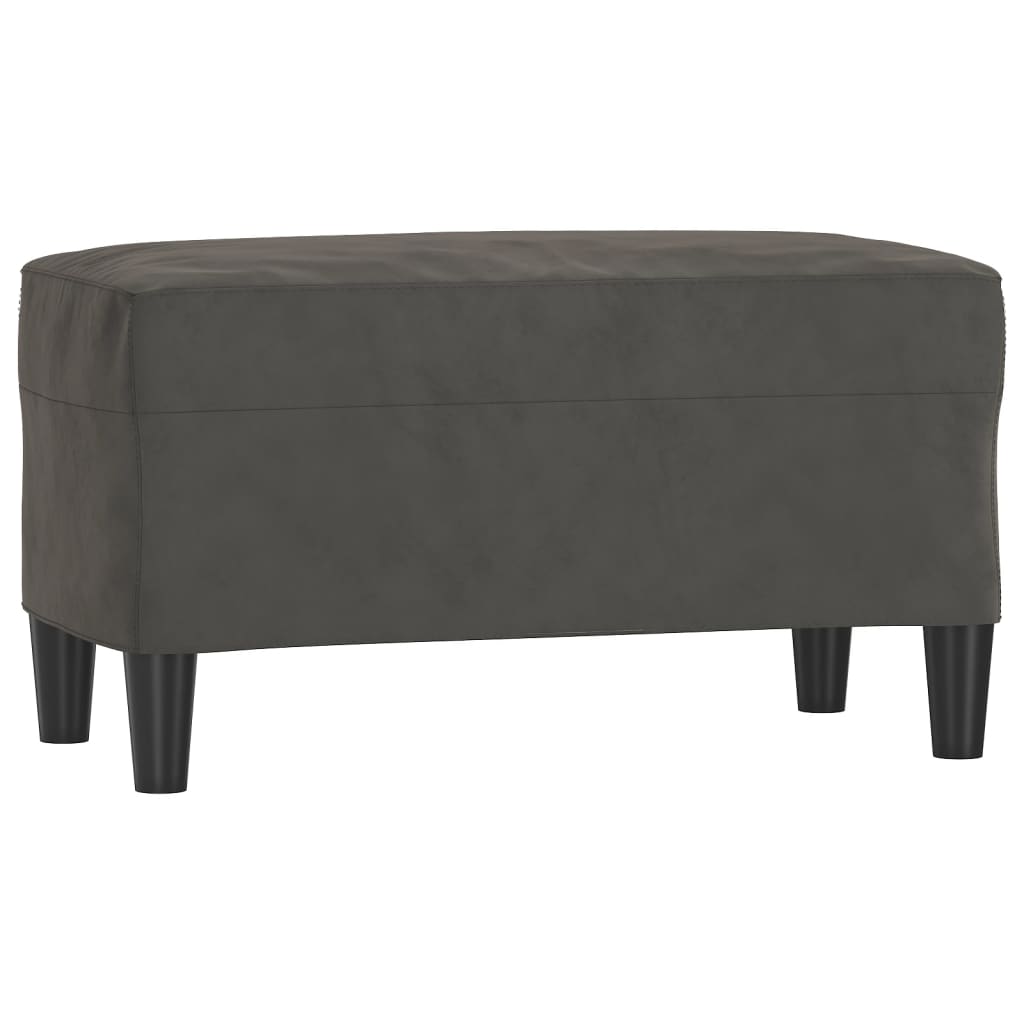 vidaXL Banco de terciopelo 70x35x41 cm Multicolor