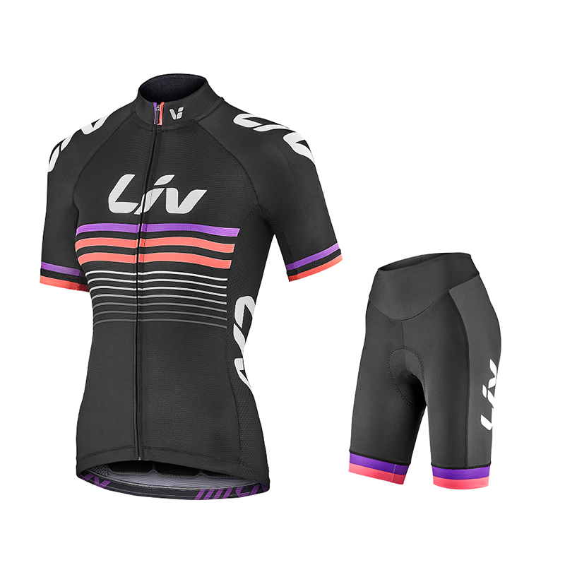 TK Nuevo Set De Ciclismo 2024 Para Mujer Liv Ropa Ciclismo Feminina Conjunto De Jersey Y Pantalones De Bicicleta De Verano Con Almohadilla GEL Transpirable Talla Verdadera