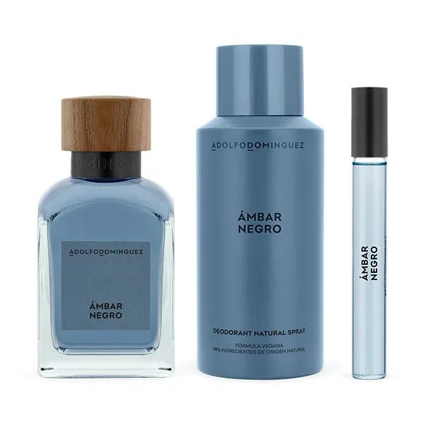 Adolfo Dominguez – Estuche de regalo Eau de Parfum Ámbar Negro Adolfo Domínguez..