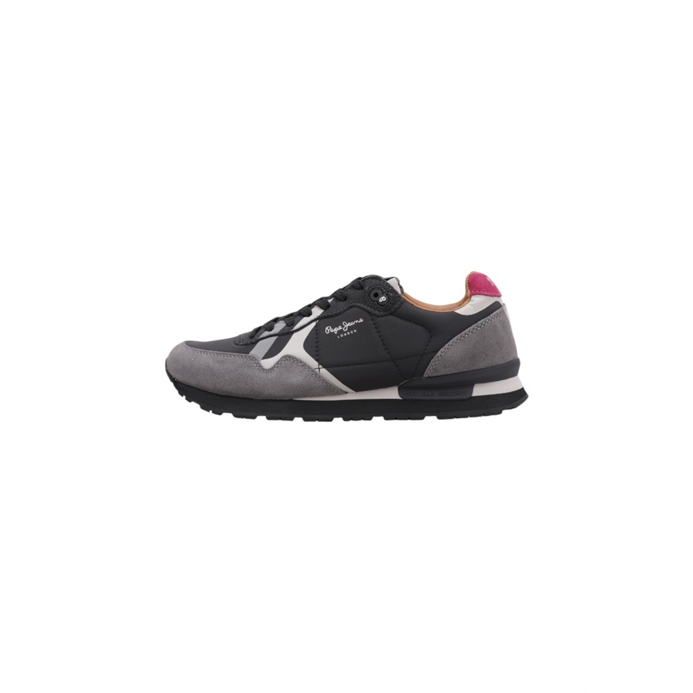 Pepe Jeans BRIT PRINTS M Deportivas Planas Hombre Gris