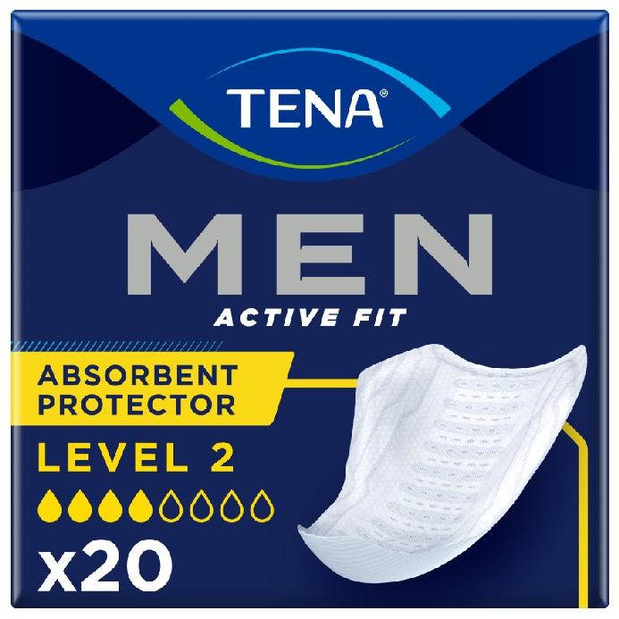 Tena Men Active Fit Absorbente Incontinencia Nivel 2, 20 Uds