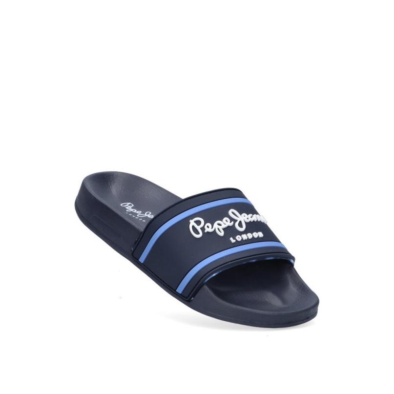 Chanclas Sandalias Playa Pala Pepe Jeans - Niño - Suela Plana - Modelo Pbs70054 - Color Marino