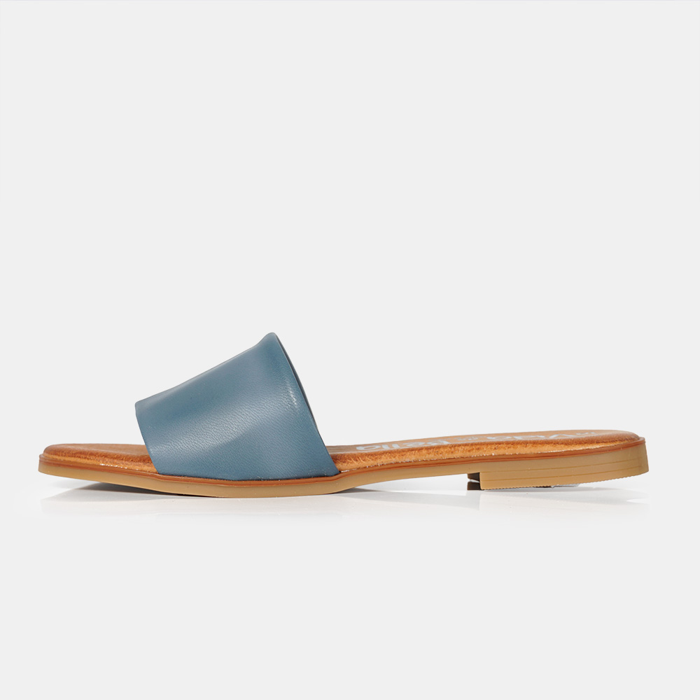 1990s Sandalias Planas de Piel Mujer Suaves y Veraniegas