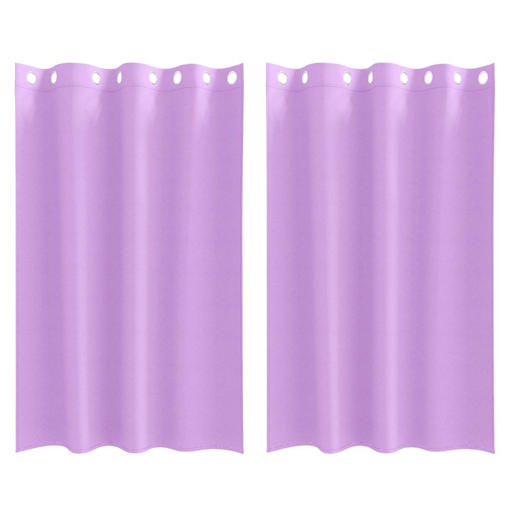 vidaXL Cortinas Opacas con Anillas 2 pcs 175 x 140 cm Poliéster