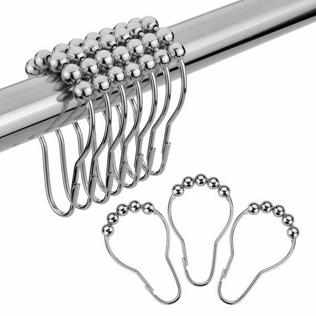 CA Gancho Para Cortina De Ducha Duradero Y Resistente Al Rusticidad Para Uso Doméstico En Baño Clip De Cortina De Baño Antirrosa