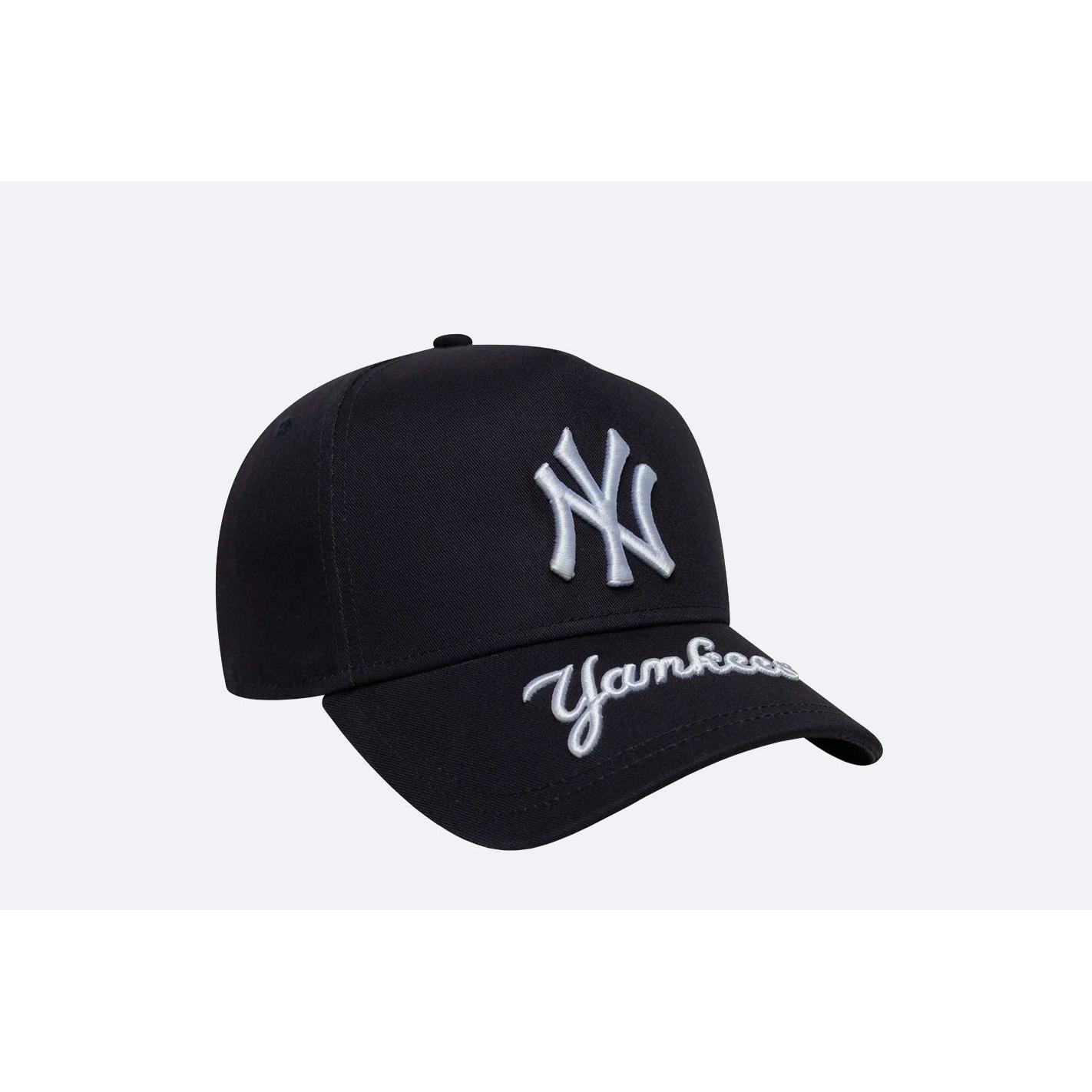New era cap new york yankees mlb visor hit 9forty e-frame navy blue