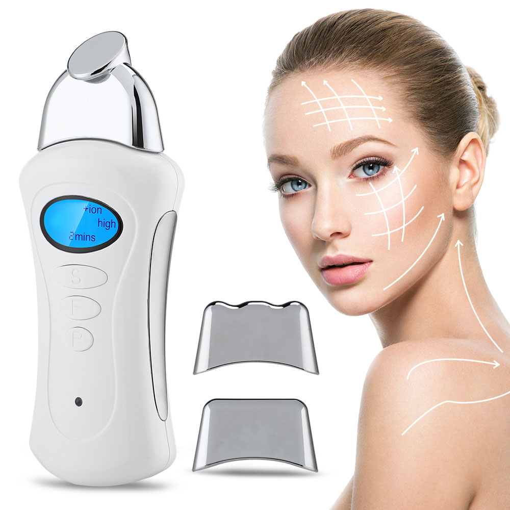 Máquina de Microondas para Levantamiento de Cara y Adelgazamiento del Cuerpo Terapia de Luz Roja Galvánica de Alta Frecuencia Batería Incorporada Herramienta de Masaje Facial