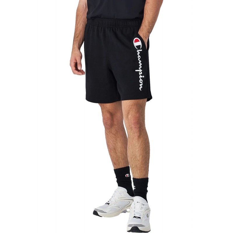 BERMUDA CHAMPION NEGRO FRENCH TERRY LEGACY LOGO SHORT