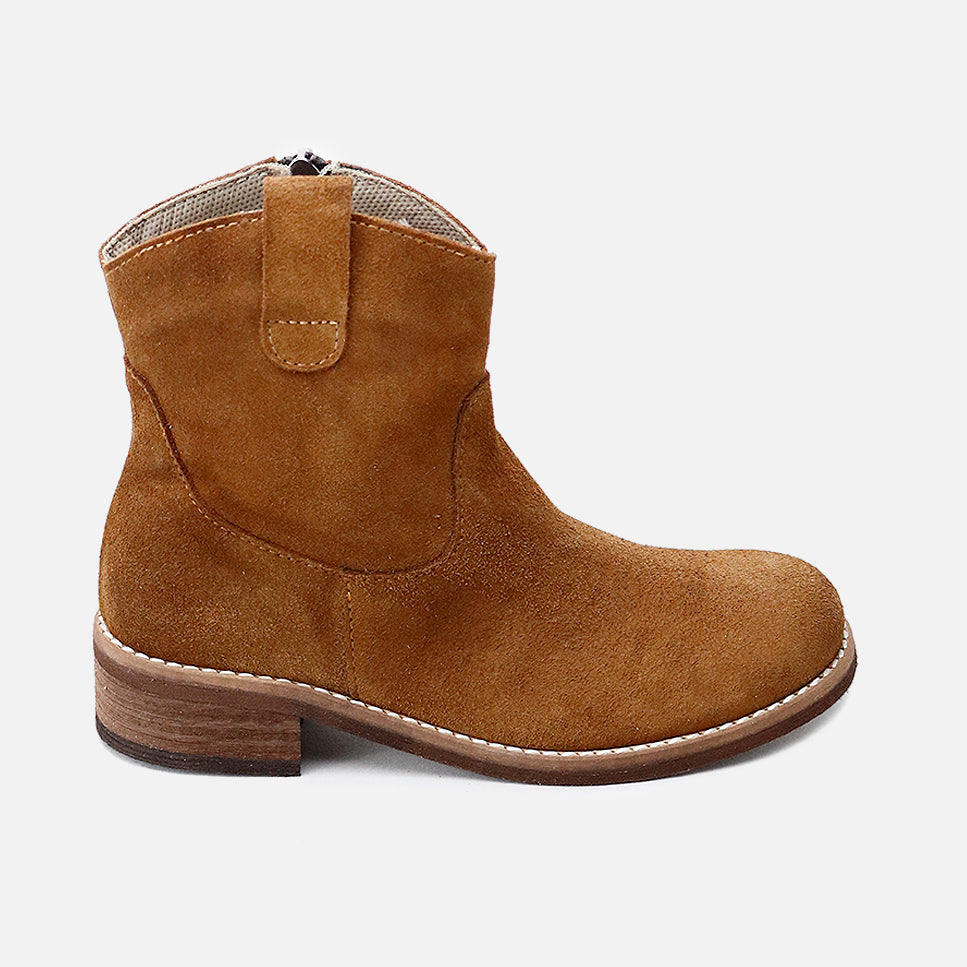 Botas camperas de  piel serraje sigaro Eli | Eli 1957