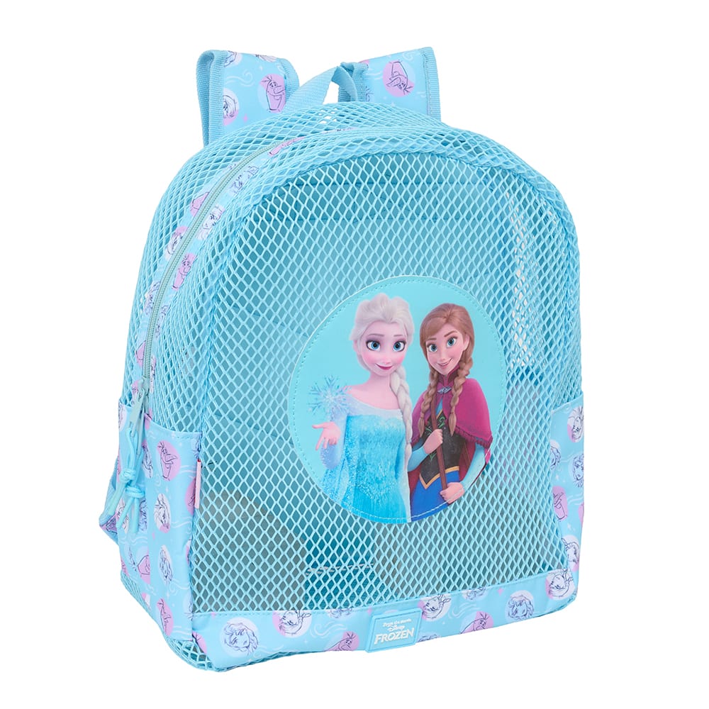 SAFTA | Mochilas Antiarena Infantiles para Playa y Piscina, Rejilla Anti-Arena, 32x12x38 cm 13,15 L, Gran Capacidad, Hombreras Acolchadas y Doble Cremallera, Varios Personajes, Licencia Oficial