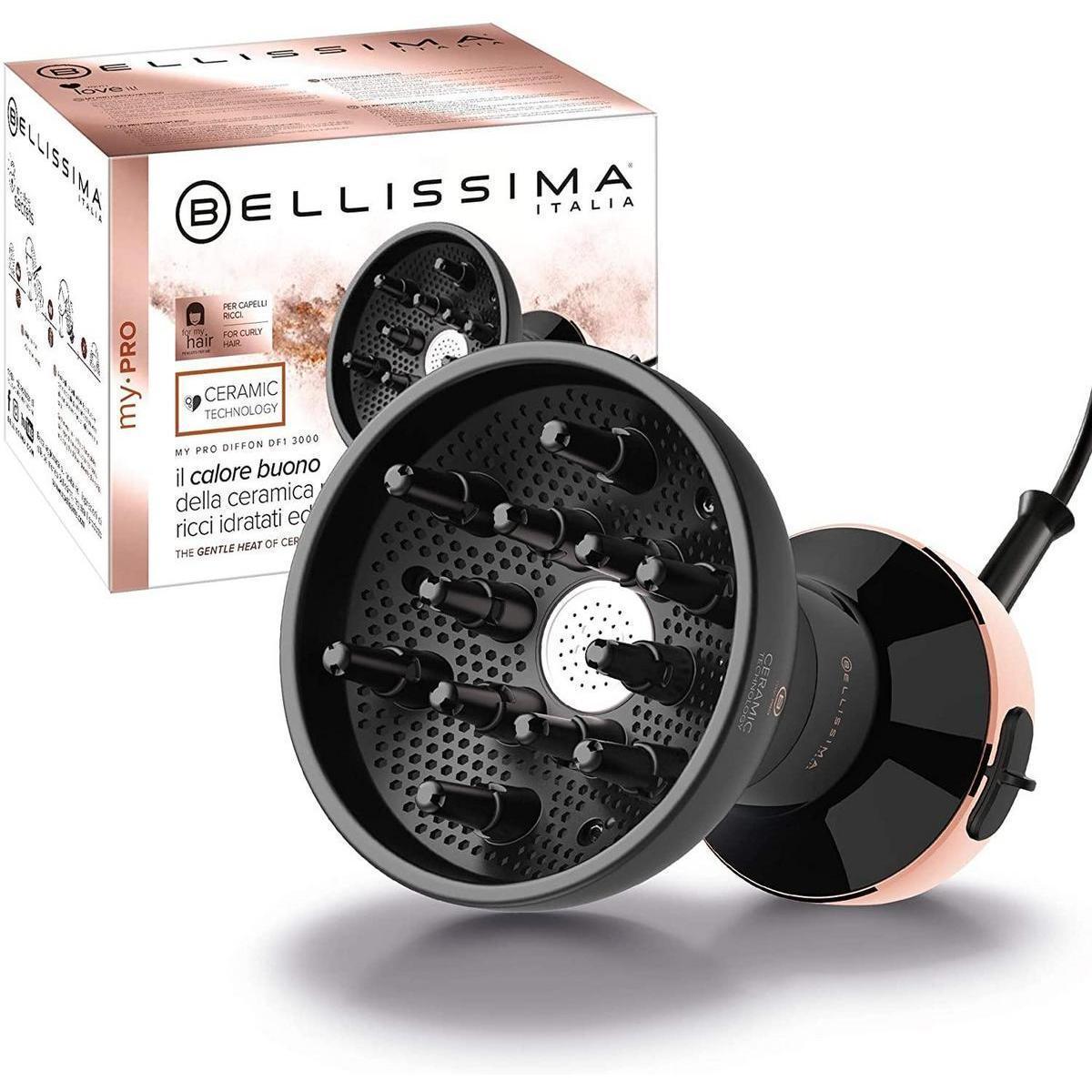 Bellissima My Pro Diffon Ceramic Df1 3000 - Difusor De Aire Caliente Para Rizos, 700W, Tecnología Cerámica, Secado Delicado Sin Encrespamiento