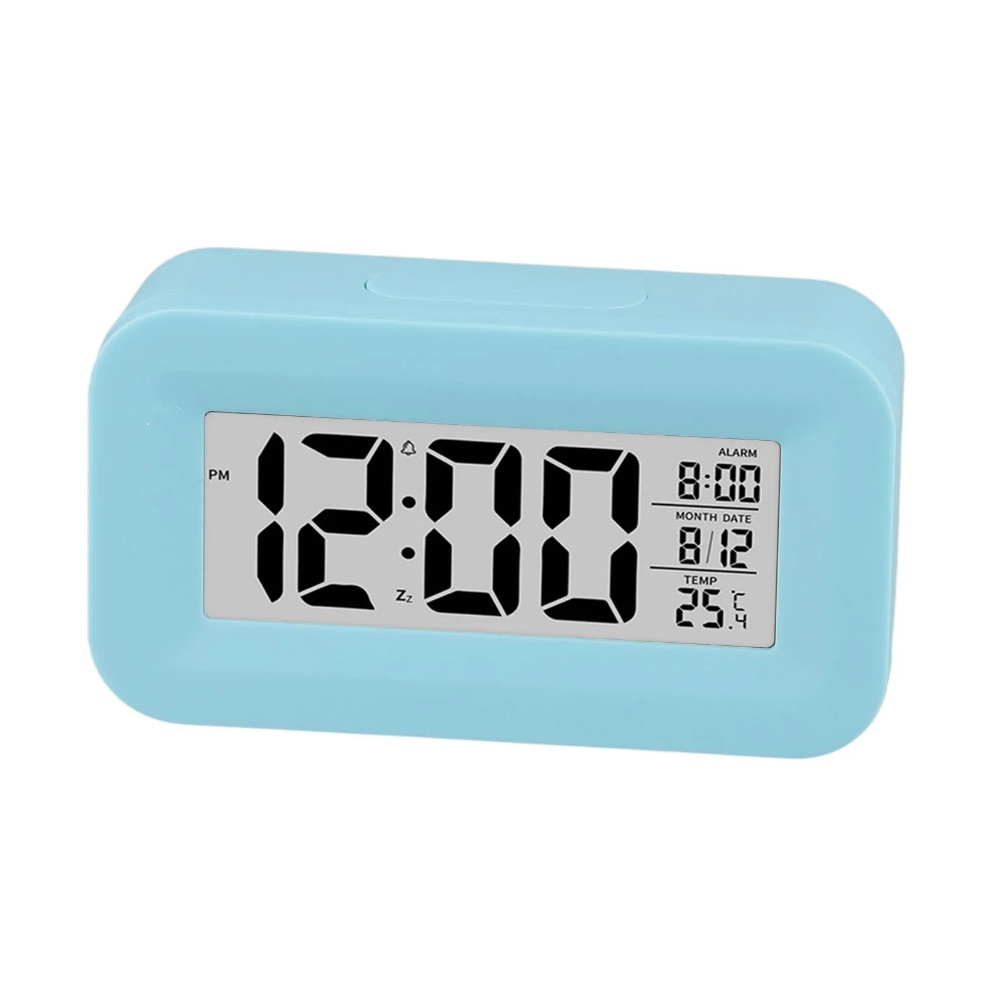 Reloj alarma electrónico multifunción: hora precisa, fecha actual, lectura de temperatura ambiental, alarma programable con opción snooze. MiiOW