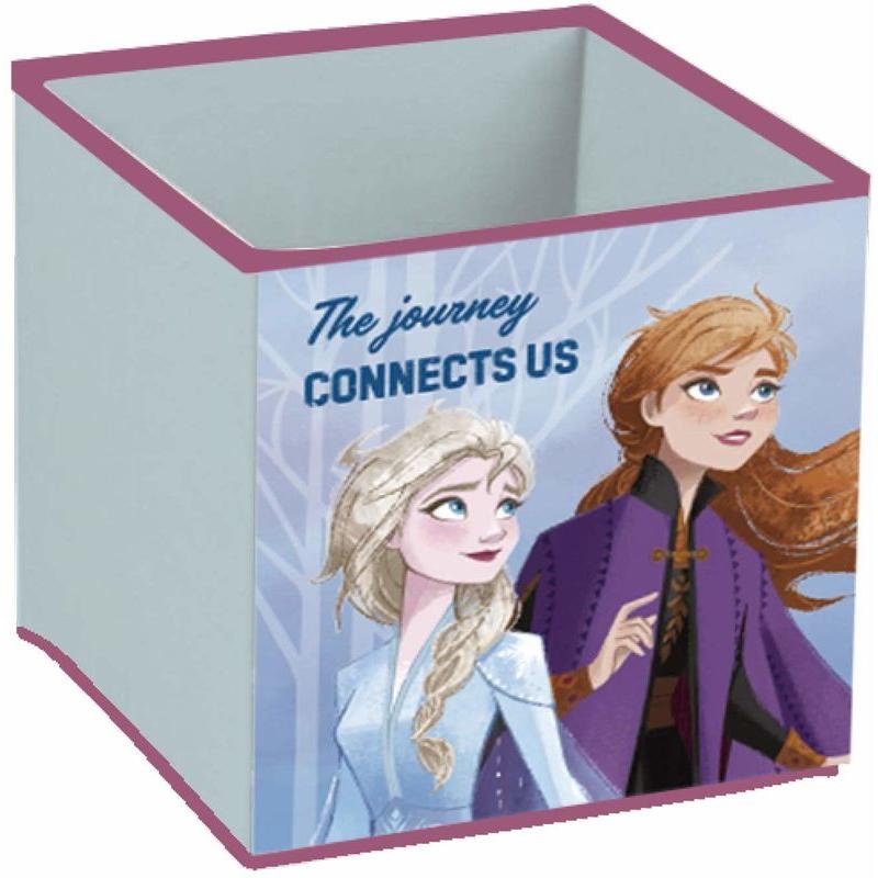 Cubo Almacenaje Disney Frozen Arditex 31 X 31 X 31 Cm - Original de Disney | Diseño de Frozen | Práctico y Funcional