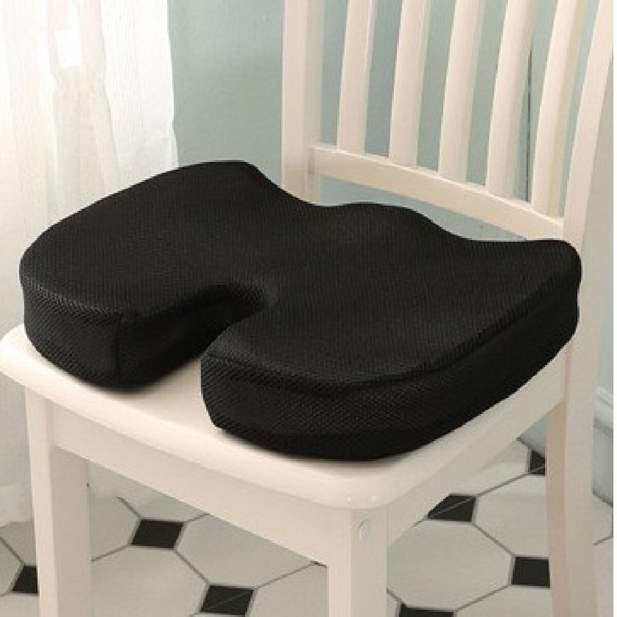 TK Cojín Ergonómico De Memoria Para Oficina Y Estudiantes Alivio Para Varices Cojín De Silla Anti-Sedentarismo Material De Poliéster Relleno De Espuma De Memoria Estilo Moderno Lavable