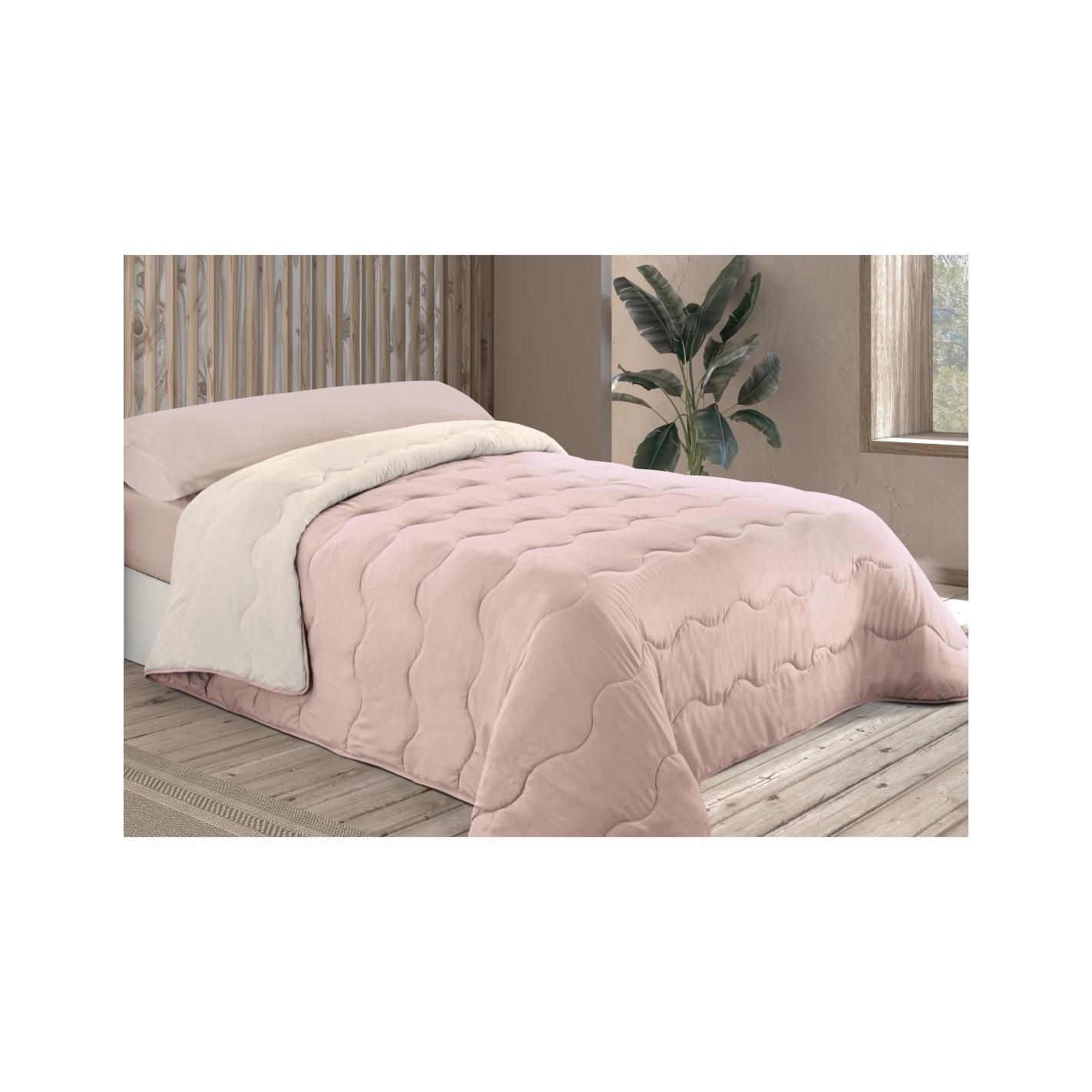 Edredón Nórdico Reversible Bicolor Ártico 300 g/m², Diseño Liso, Cálido y Moderno para Invierno - Funda de Cojín incluida