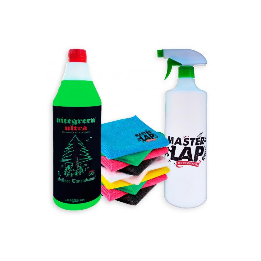 Nicegreen Ultra. Pack Completo - Multilimpiador Potente y Concentrado | Limpieza Ecológica para Hogar, Oficina y Coche