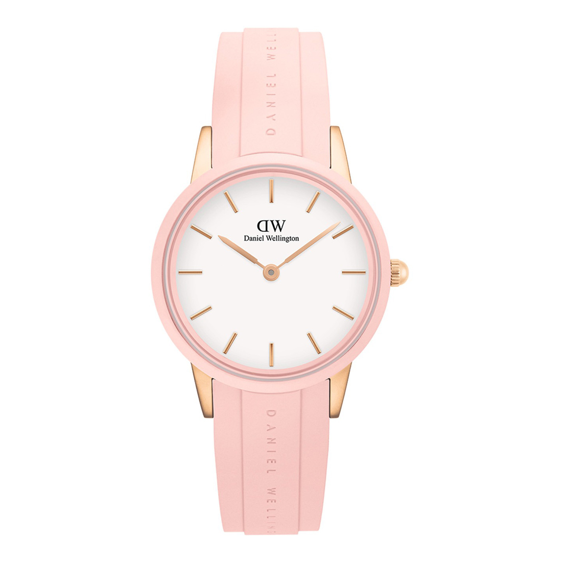 Daniel Wellington Reloj Mujer Analogico Cuarzo con Correa de Silicona DW00100532