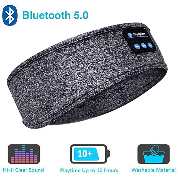 Banda para Dormir con Bluetooth, Audio Estéreo y Micrófono – Ideal para Yoga, Deporte y Descanso