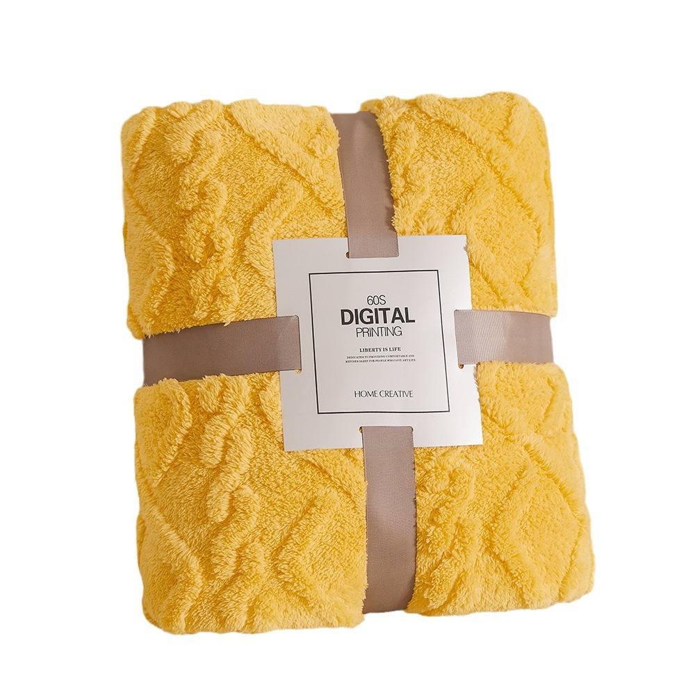 OmHO Manta gruesa para bebé, de franela jacquard de color puro, de felpa para niños, suave manta de coral polar para bebé