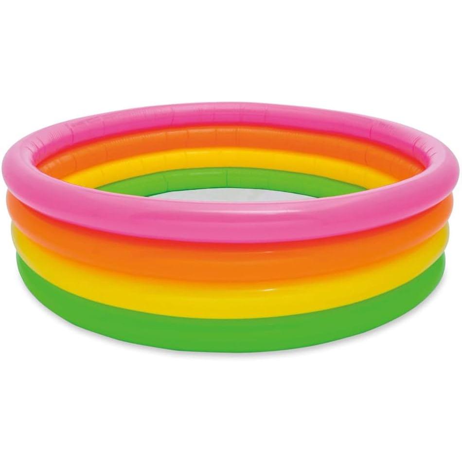 Intex PLUSHOME Piscina Hinchable Redonda para Infantil Niños Minnie Mickey Spiderman PVC