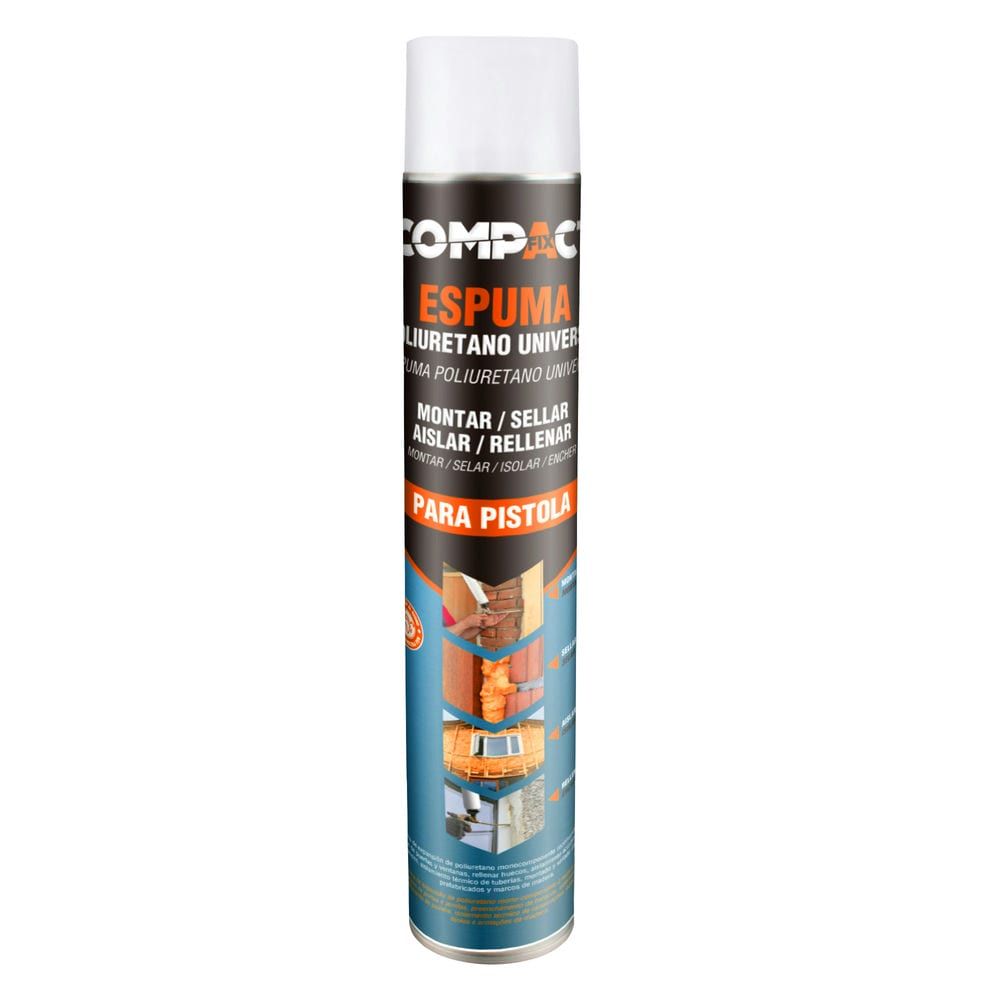 Espuma de Poliuretano Compact 750 ml Pistola/Spray