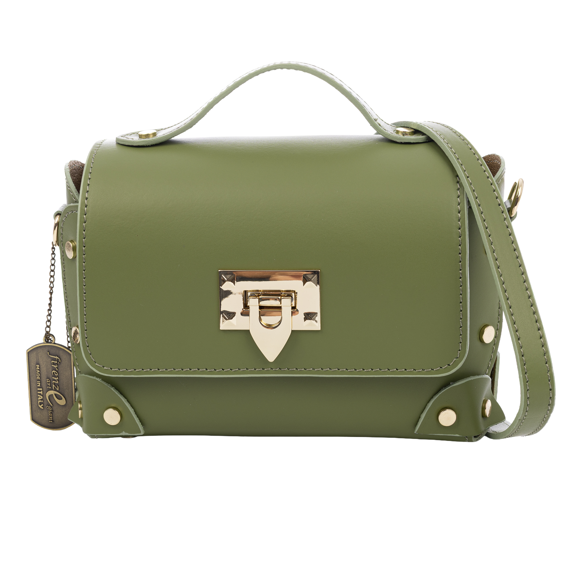 Barrali Bolso bandolera Mujer.Piel auténtica Ruga
