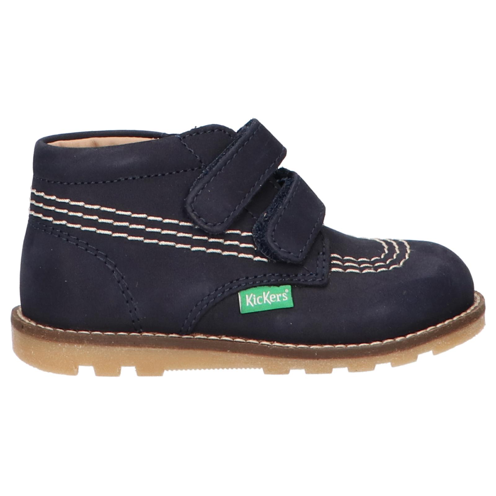KICKERS 654243-10 NONOMATIC 102 MARINE FONCE Girl and Child Ankle Boots