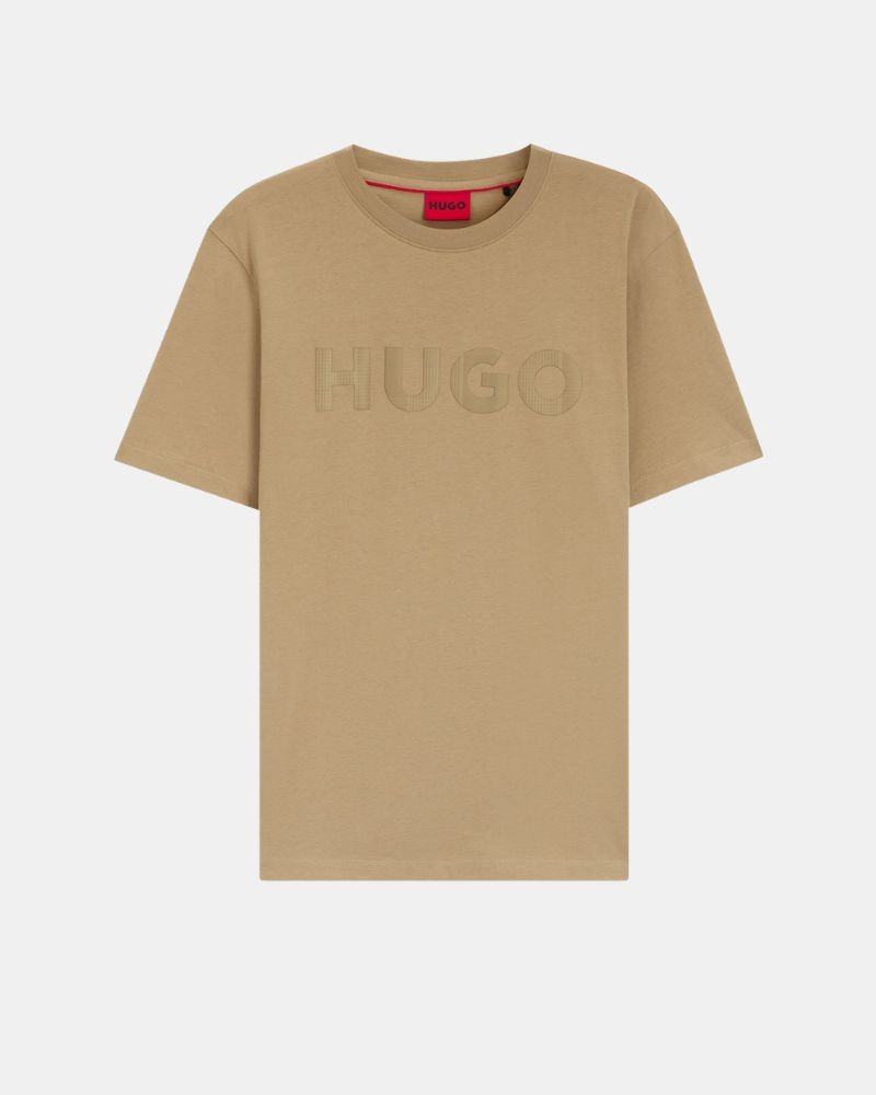 HUGO 50564790 DULIVIO Camisetas Manga corta Hombre Beige