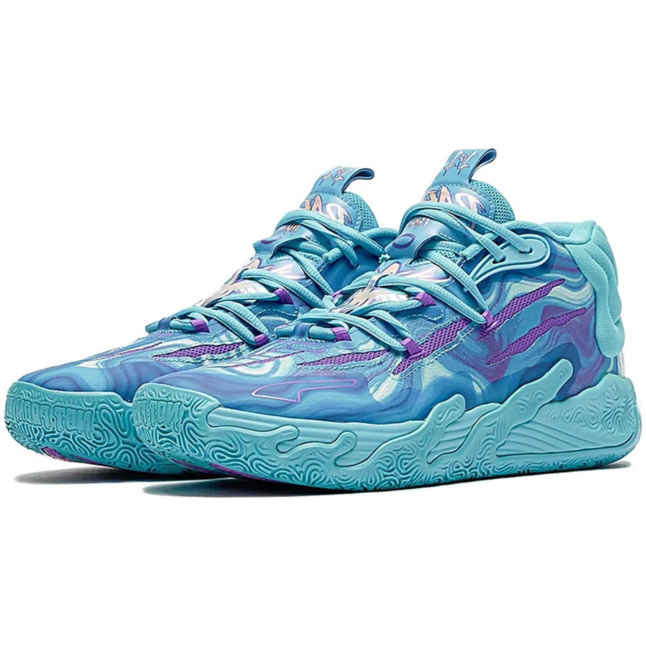 Zapatillas De Baloncesto Puma modelo 309867-01 para Hombre en color Azul