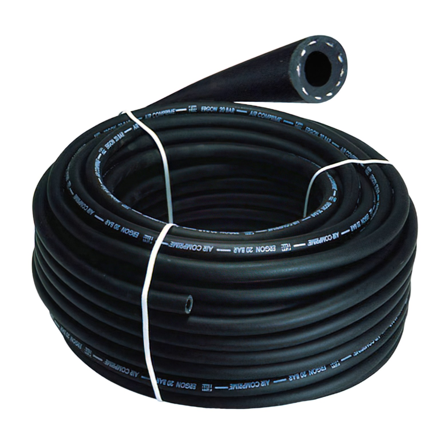 SANCO STORE - WOLFPACK LINEA PROFESIONAL Manguera Aire Comprimido Negro   6x14mm. 20 bares Rollo 50 metros