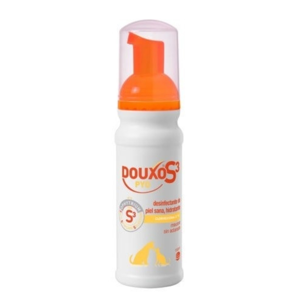 CEVA Mousse Piel Sensible Perros y Gatos DOUXO PYO S3, 150 ml
