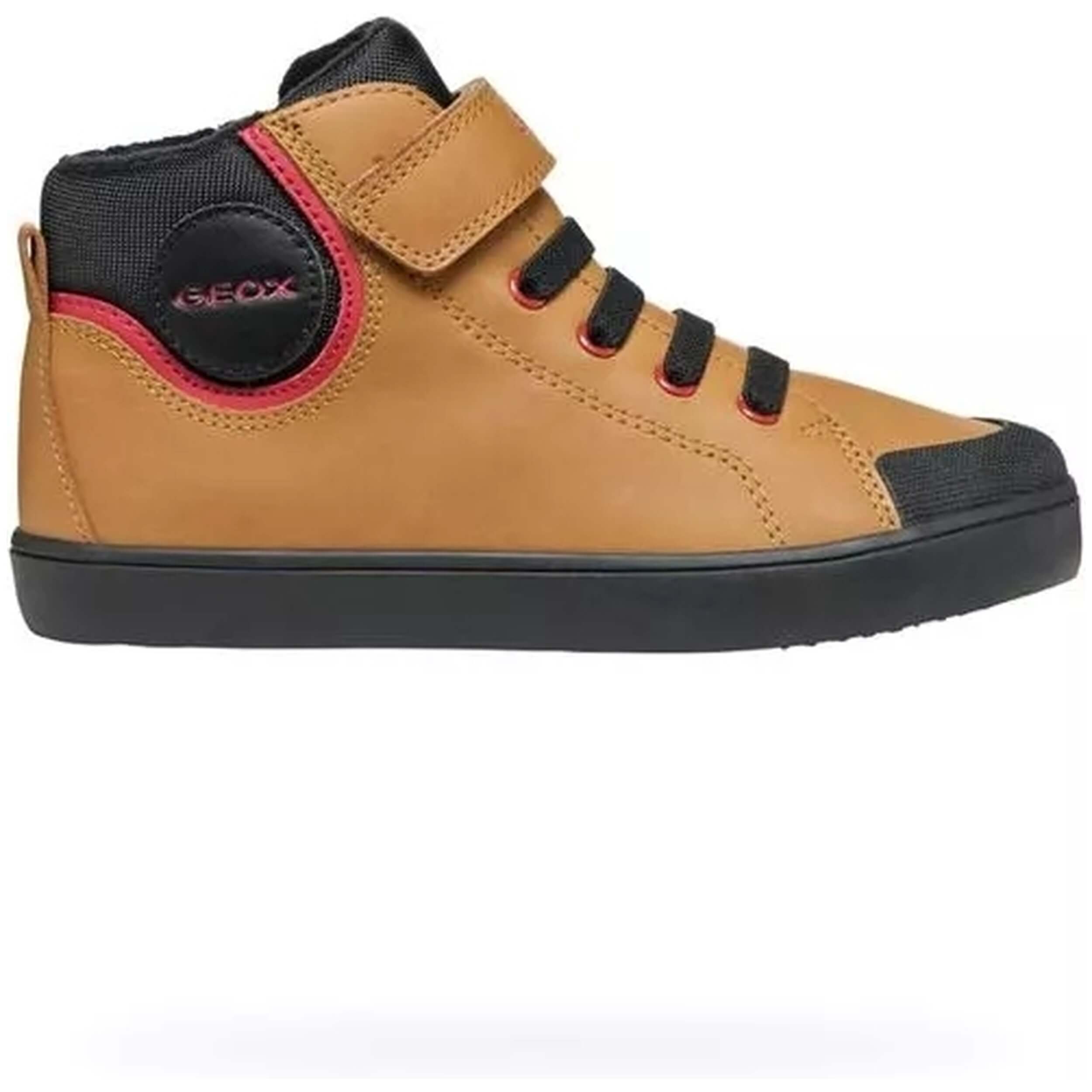 Zapatillas Geox Gisli B. C - Gbk Cer+Nylon Infantil Amarillo/Negr