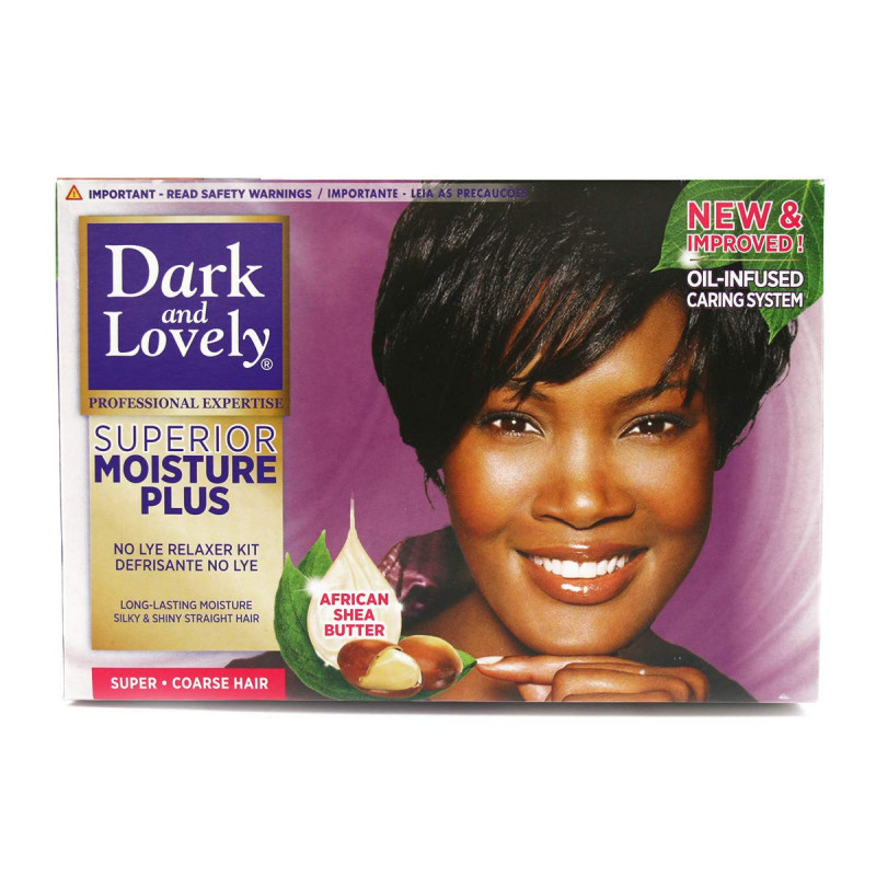 DARK & LOVELY NO LYE RELAXER KIT SUPERIOR MOISTURE PLUS- SUPER