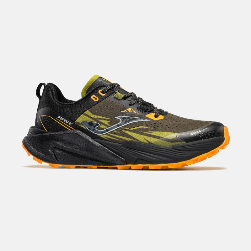 Zapatilla Trail Joma Tkrass2623 Negro-amarillo Hombre Suela Caucho