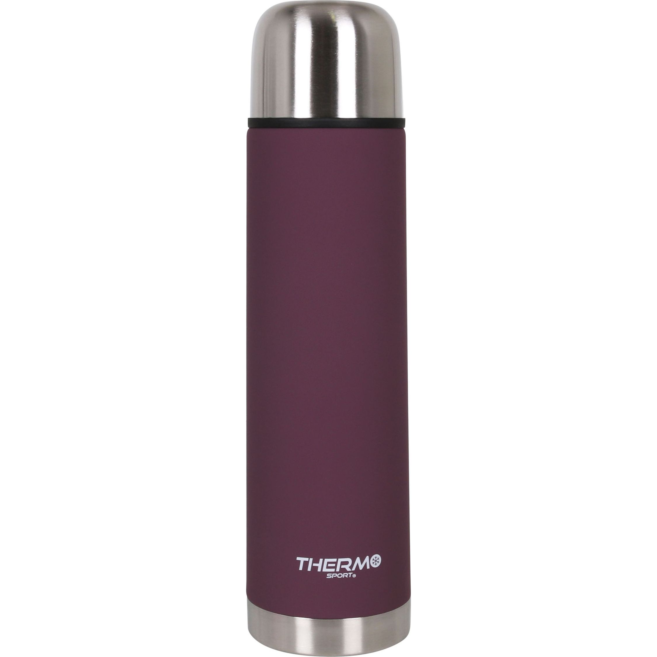 THERMOSPORT - Botella Termo Inoxidable 750ml Soft Touch - Aislante para Bebidas Calientes y Frías, Diseño Moderno