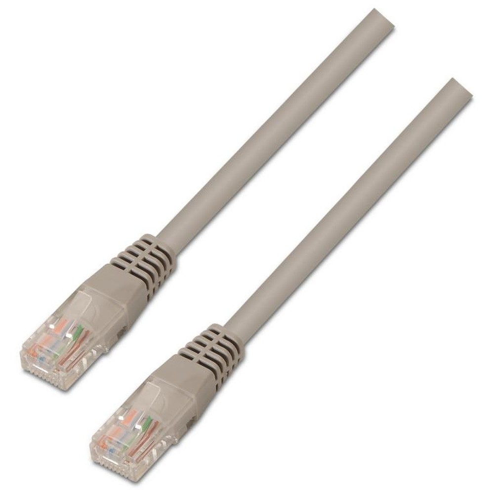 Aisens - Cable de red RJ45 Cat.6 UTP AWG24 7m libre de halógenos gris con conector RJ45 en ambos extremos para redes Gigabit Ethernet