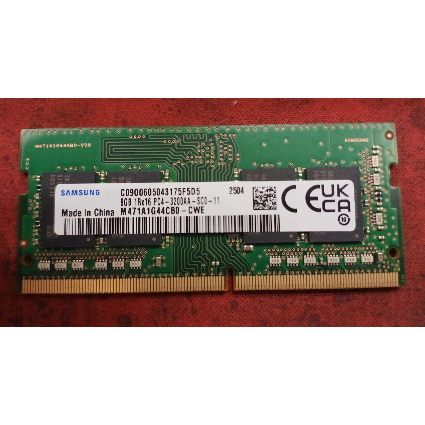 RAM SAMSUNG SO-DIMM DDR4 3200MHz 8GB CL22