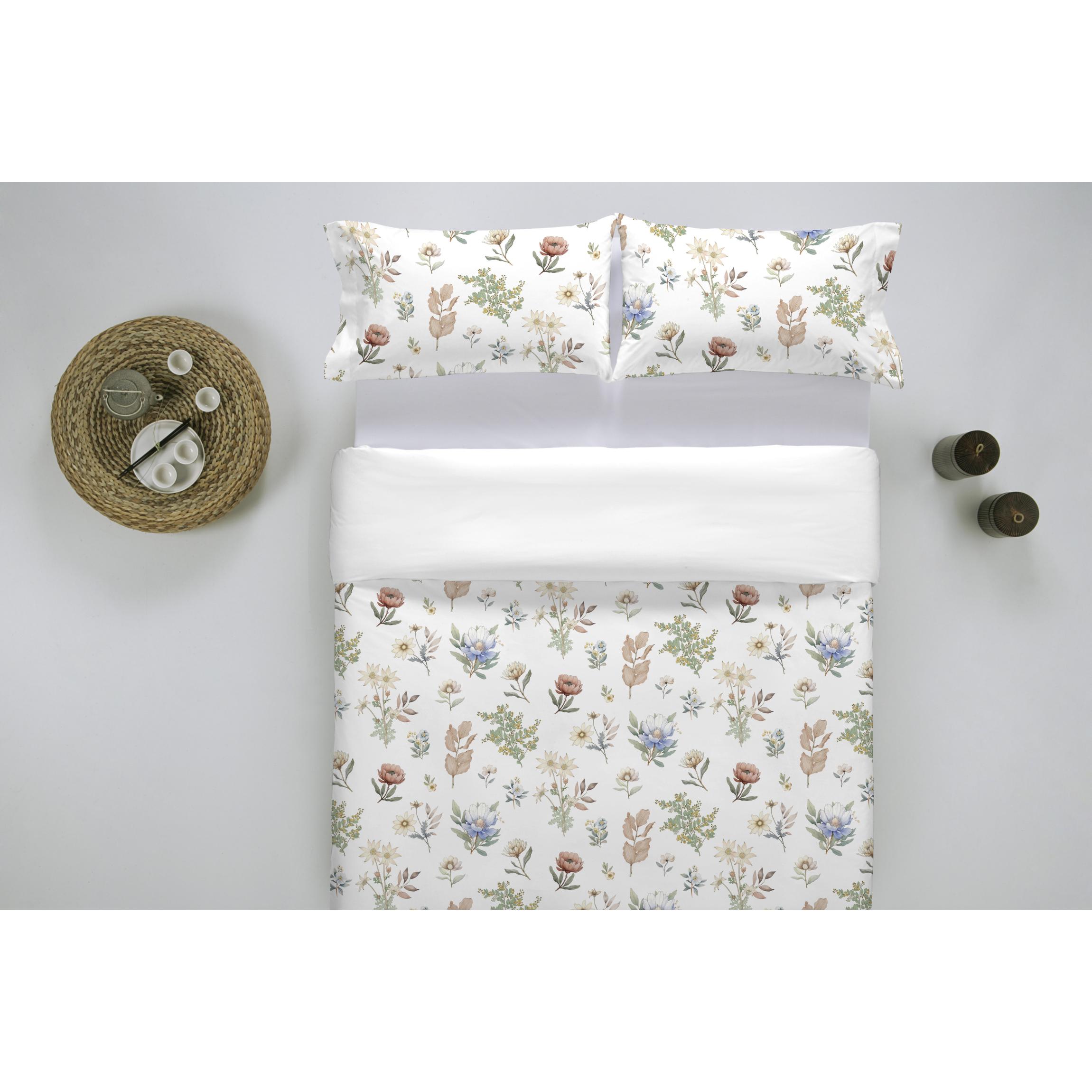 FACTORY COLCHON - Set Funda Nórdica Nualbarque + Funda Almohada Anti Ácaros Antibacteriano Hipoalergénico Transpirable Algodón